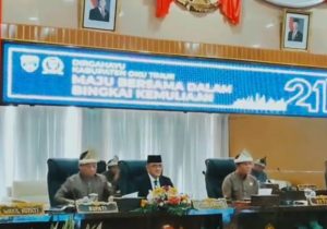 DPRD OKU Timur Gelar Sidang Paripurna Dalam Rangka Peringatan HUT OKU Timur ke-21.