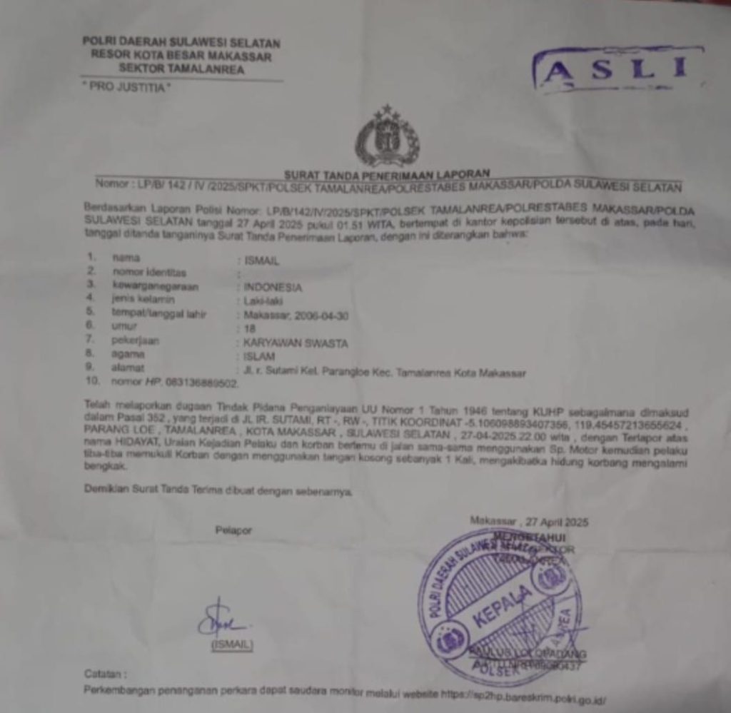 Kronologi Sejumlah Pria Mabuk Pukuli Warga Serta Merusak Rumah Sekitar Kini Diburu Resmob Polsek Tamalanrea