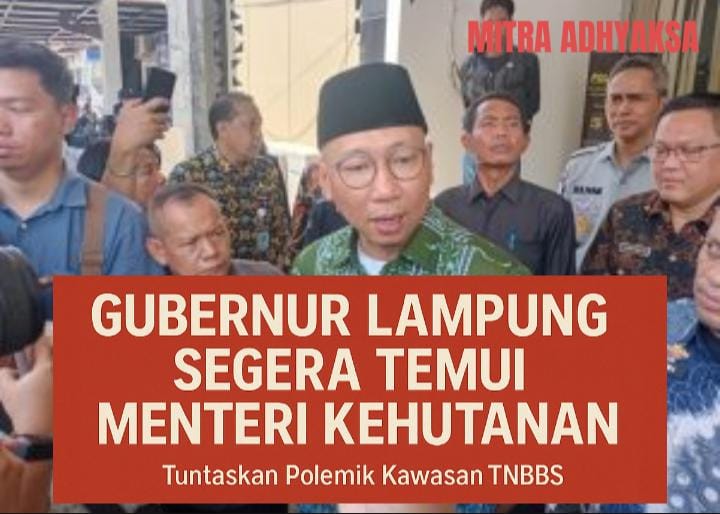 Gubernur Segera Temui Menteri Kehutanan, Tuntaskan Polemik TNBBS