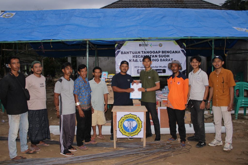 LAZISMU Lampung Salurkan Bantuan Banjir Bandang di Banding Agung, Lampung Barat